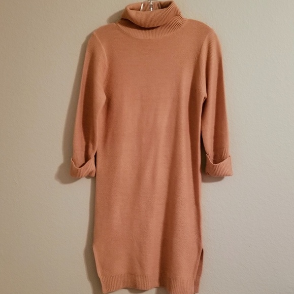 BOOHOO Eloise Roll Sleeve Knitted Sweater Dress - Picture 2 of 7